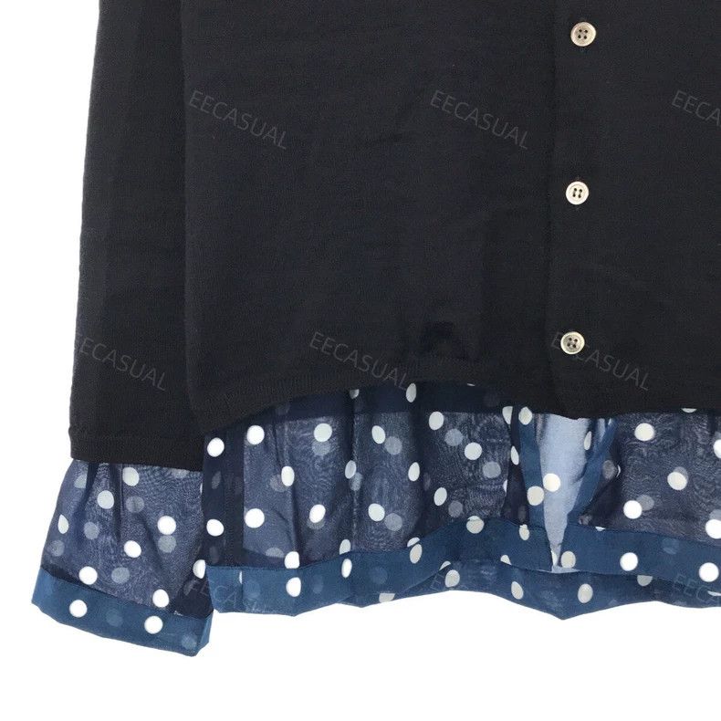 Comme des Garcons Comme Des Garcons Wool sweater cardigan chiffon polka-dot Size S / US 4 / IT 40 - 5 Thumbnail
