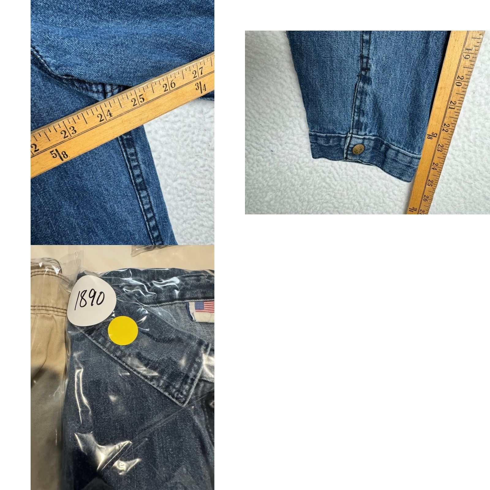 J Brand VINTAGE Pointer Brand Denim Jacket Mens XL Local 512 Embroidered Blue Cotton Chest 50 In Regular Jacket Outdoor Mens Size US XL / EU 56 / 4 - 9 Thumbnail