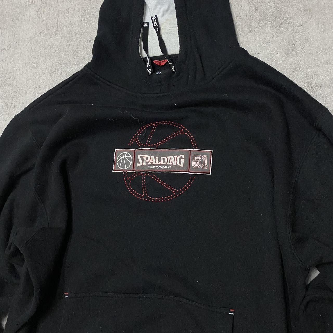 Spalding Black Spalding hoodie with red accents #basketball Size US XL / EU 56 / 4 - 2 Thumbnail