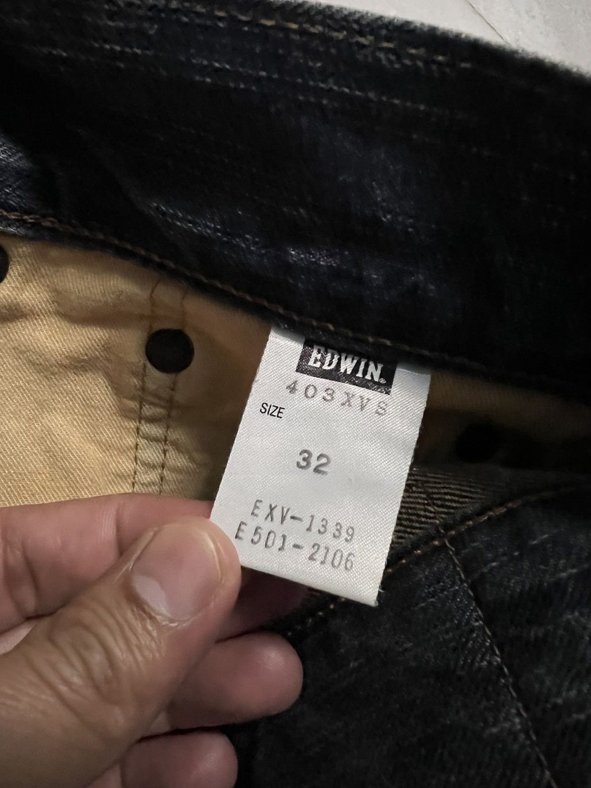 Edwin × If Six Was Nine × Japanese Brand 💥Flare💥 Edwin Exclusive Vintage XV Distress Mud Wash Jean Size US 34 / EU 50 - 23 Thumbnail