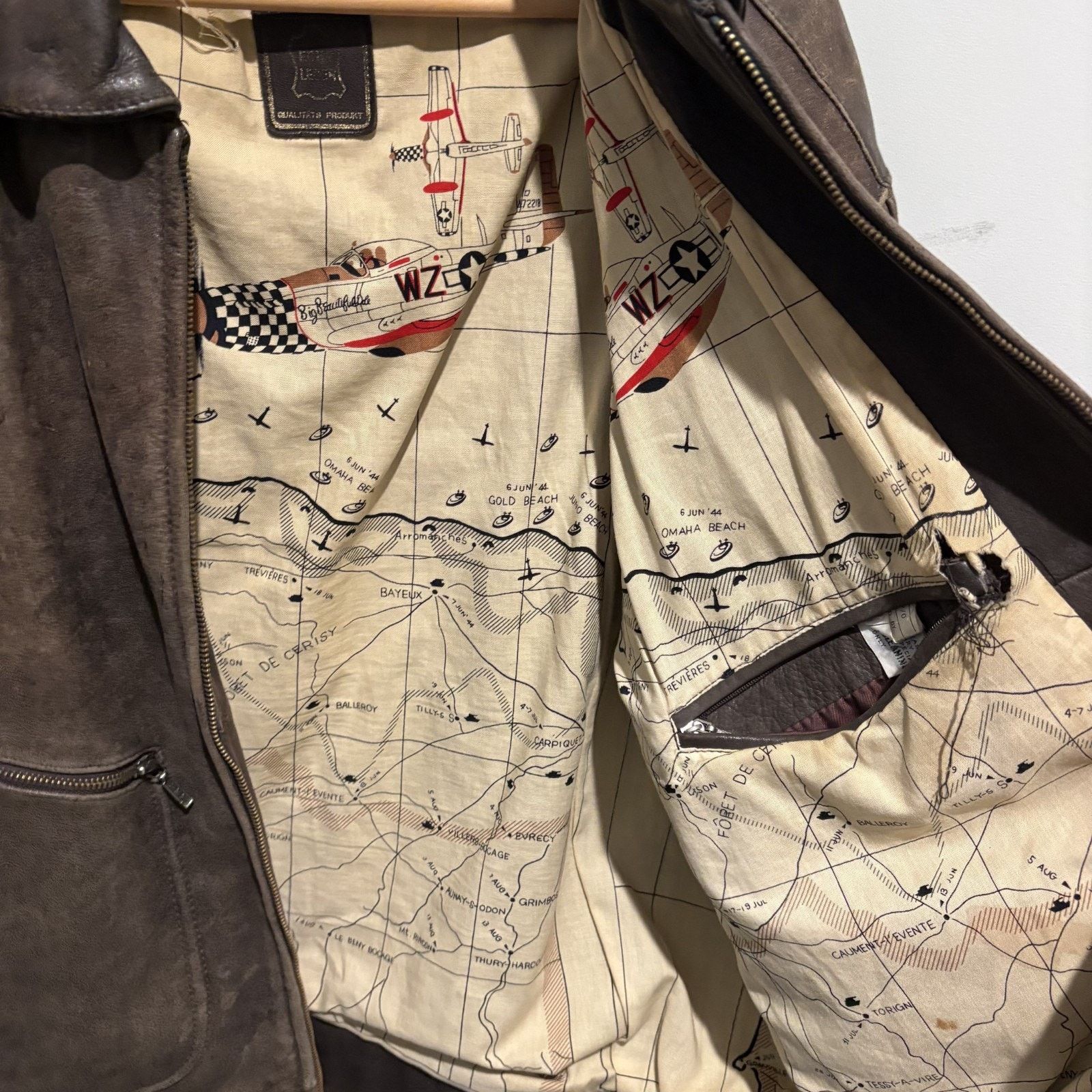 Hein Gericke × Vintage Vintage 1980s Hein Gericke Leather Bomber Jacket Size L Size US L / EU 52-54 / 3 - 12 Thumbnail
