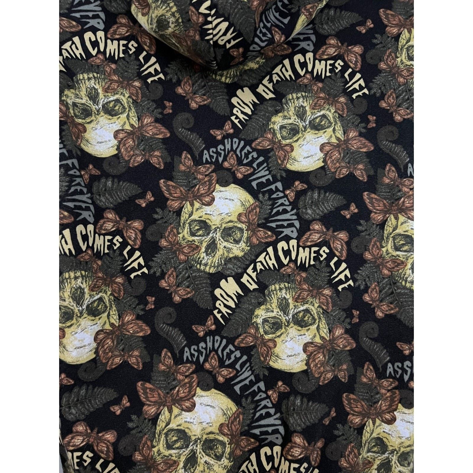 Other Assholess Live Forever Graphic Hoodie Sweatshirt M Pocket Size US M / EU 48-50 / 2 - 5 Thumbnail