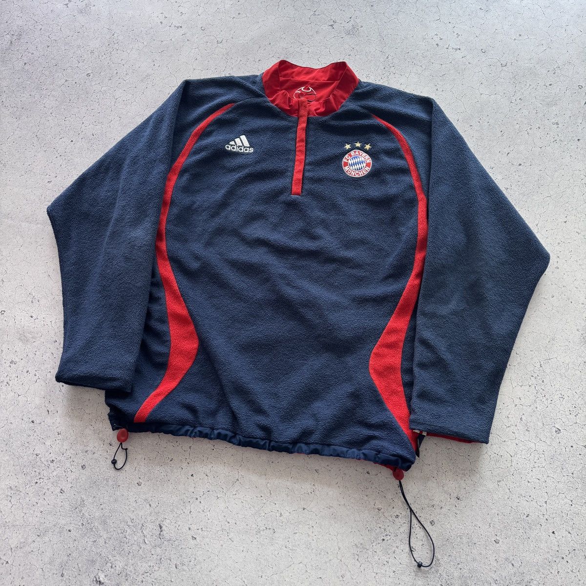Adidas Vintage Adidas Fc Bayern Munchen Reversible Jacket Soccer Size US L / EU 52-54 / 3 - 14 Thumbnail