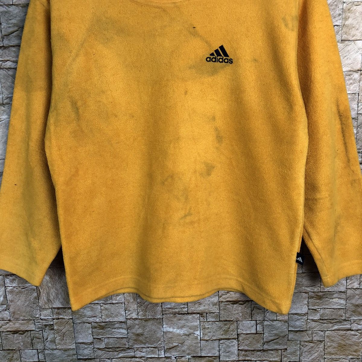 Adidas × Vintage Adidas Yellow dirty Sweatshirt #A254 Size US S / EU 44-46 / 1 - 3 Thumbnail