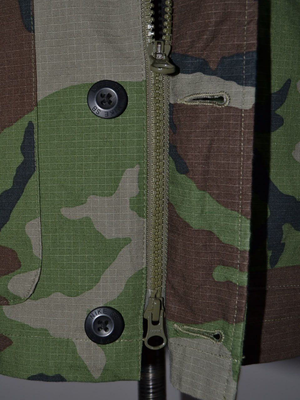 Nike Nike SB Camo Jacket Full Zip Buttons size S/M Size US S / EU 44-46 / 1 - 11 Thumbnail