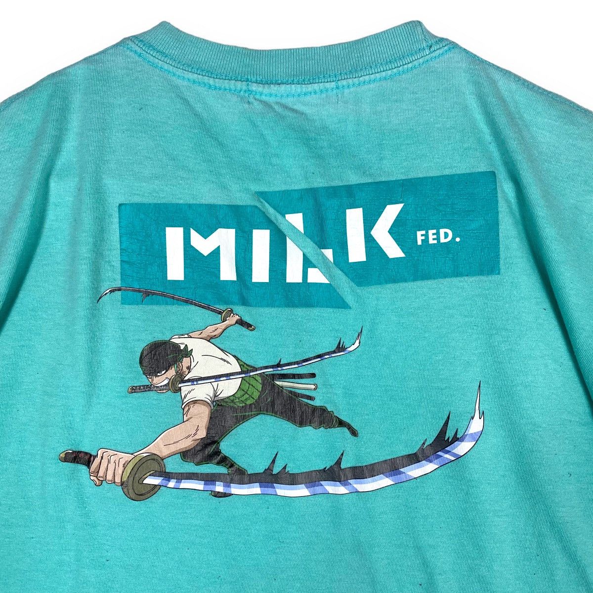 Anime × Japanese Brand MILKFED JAPAN ONE PIECE RORONOA ZORO ANIME TEE Size US L / EU 52-54 / 3 - 2 Thumbnail