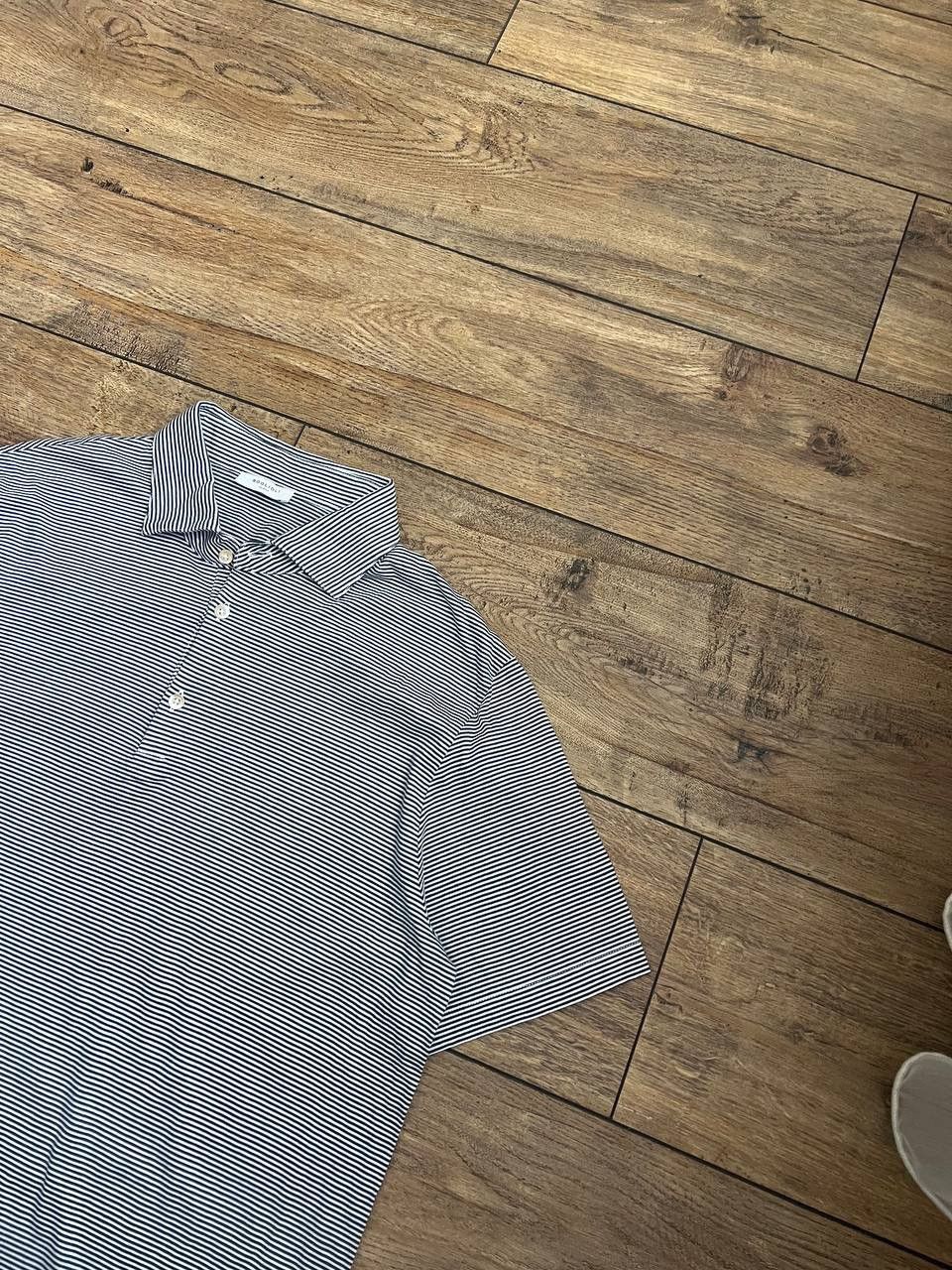 Boglioli Boglioli Striped Cotton Polo Size US XL / EU 56 / 4 - 2 Thumbnail