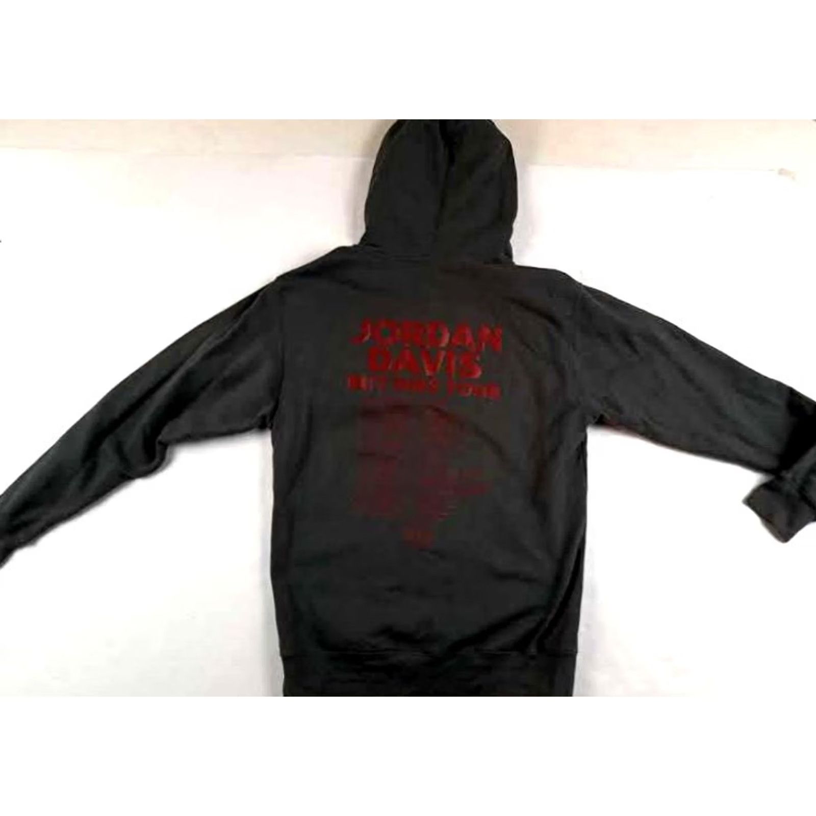 Vintage VINTAGE Jordan Davis Tour Hooded Sweatshirt Men M Gray Drawstring Pullover Music 26in long 22in pit to pit Size US M / EU 48-50 / 2 - 2 Thumbnail