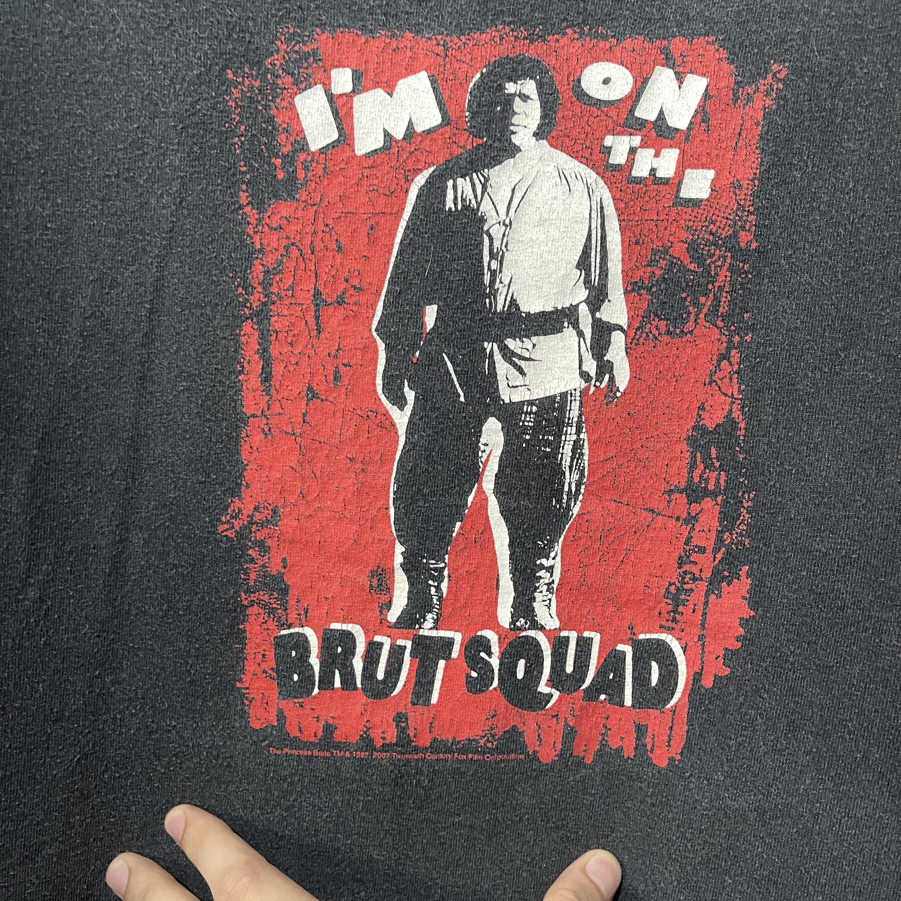 Vintage 2007 Andre The Giant "I'm on the BRUT SQUAD" T-Shirt Size US L / EU 52-54 / 3 - 3 Thumbnail