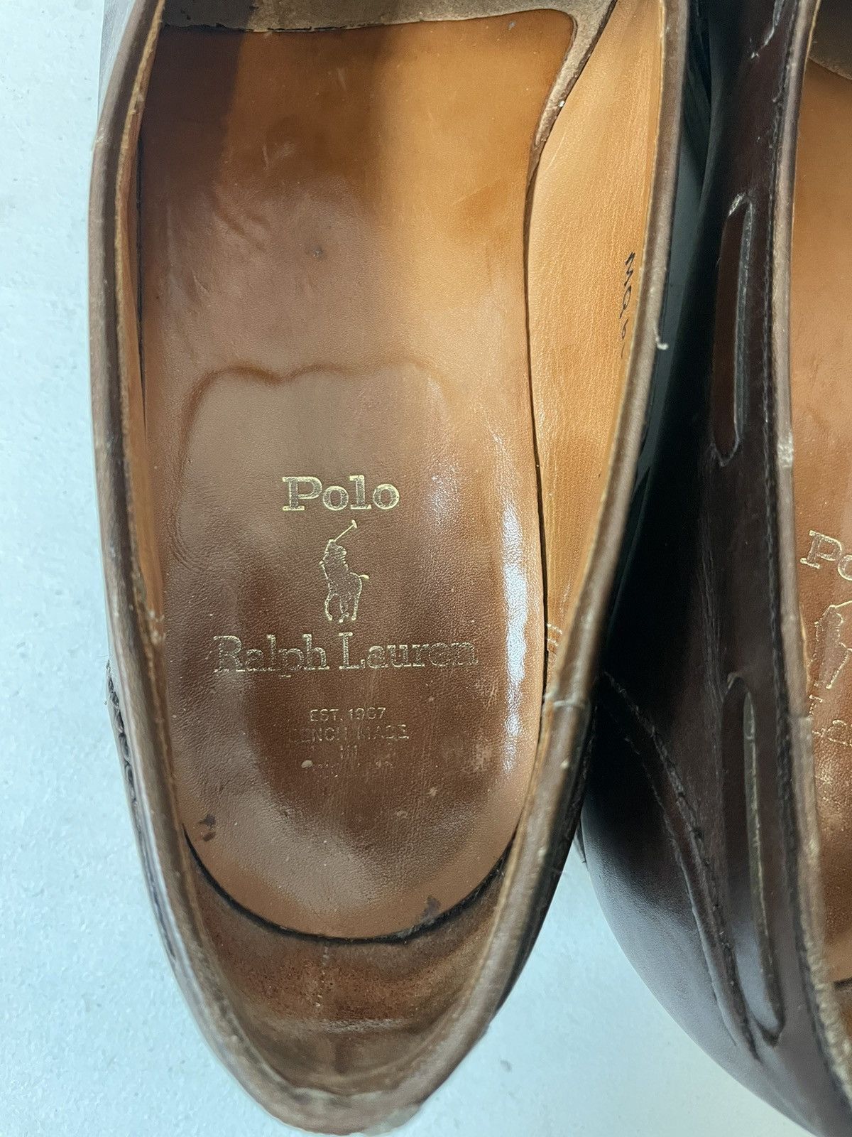 Polo Ralph Lauren × Vintage Burnished Calf Tassel Loafer Size US 9 / EU 42 - 6 Thumbnail
