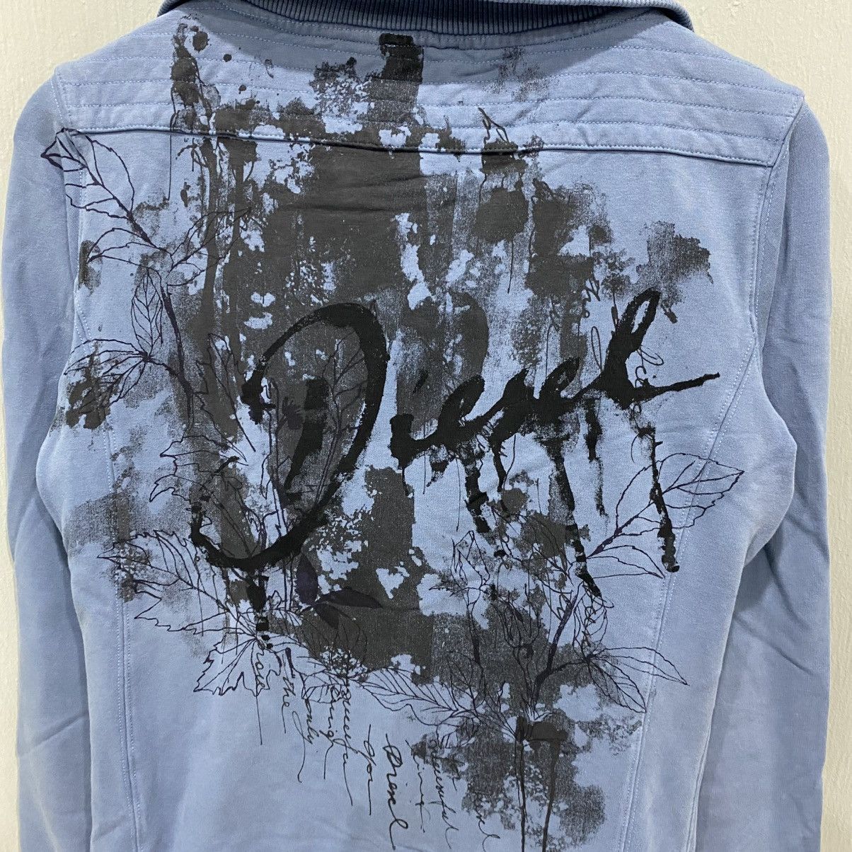 Diesel Diesel Y2K Grunge Cyber Zip-Up Jacket Blue Funnel Neck Size M / US 6-8 / IT 42-44 - 8 Thumbnail