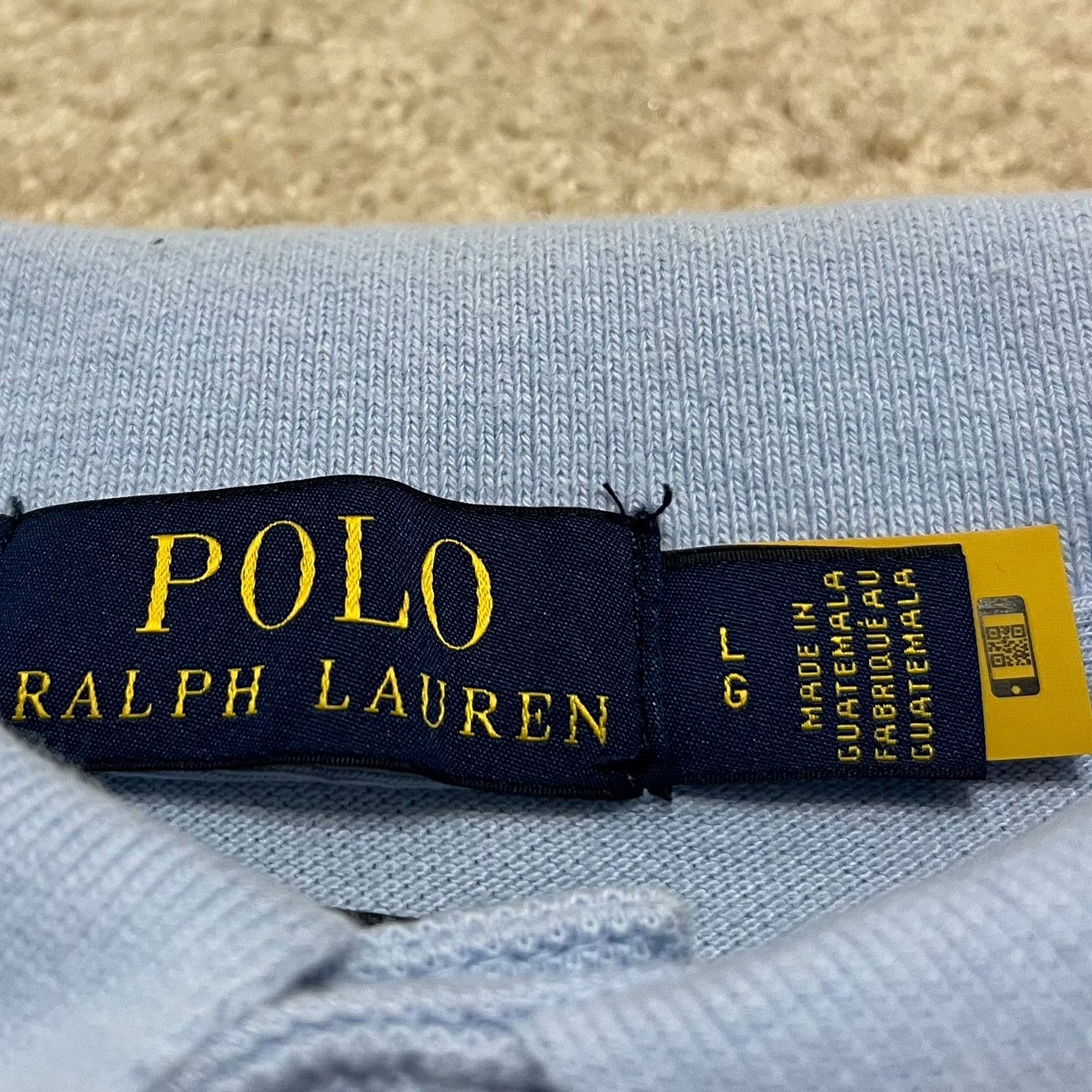 Polo Ralph Lauren Polo Ralph Lauren Classic Fit Blue Polo Shirt Size Large Size US L / EU 52-54 / 3 - 3 Thumbnail