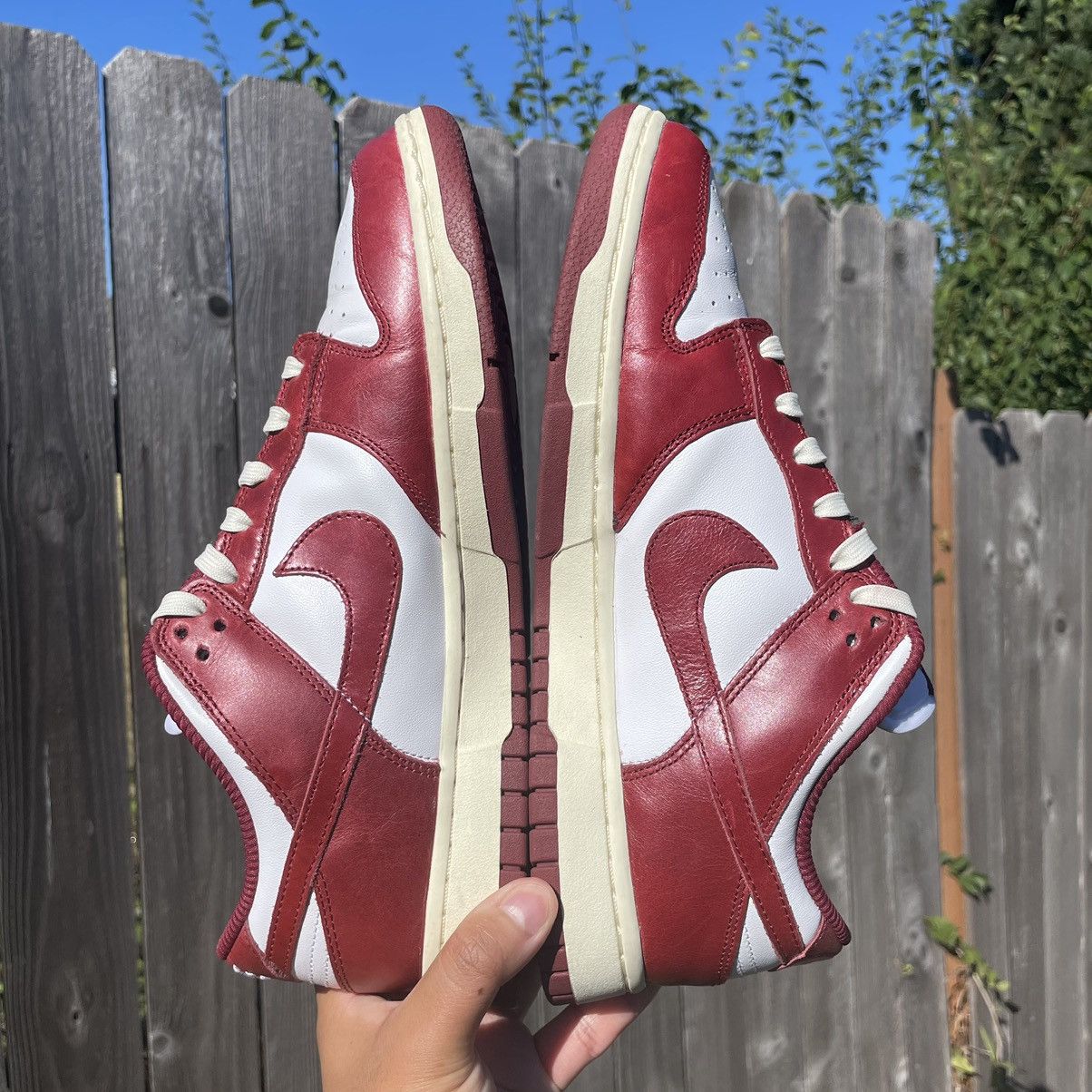 Nike Nike Dunk low Vintage Team Red size 9 men / 10.5 w Size US 9 / EU 42 - 6 Thumbnail