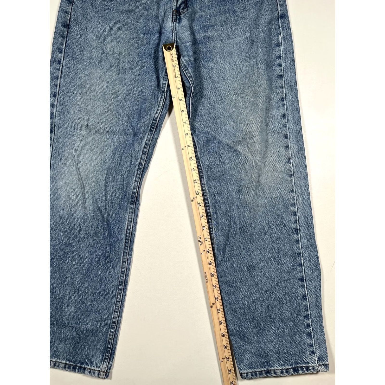 Harley Davidson Harley-Davidson Jeans Mens 34x30 Blue Medium Wash Denim Regular Straight Leg Size US 34 / EU 50 - 6 Thumbnail
