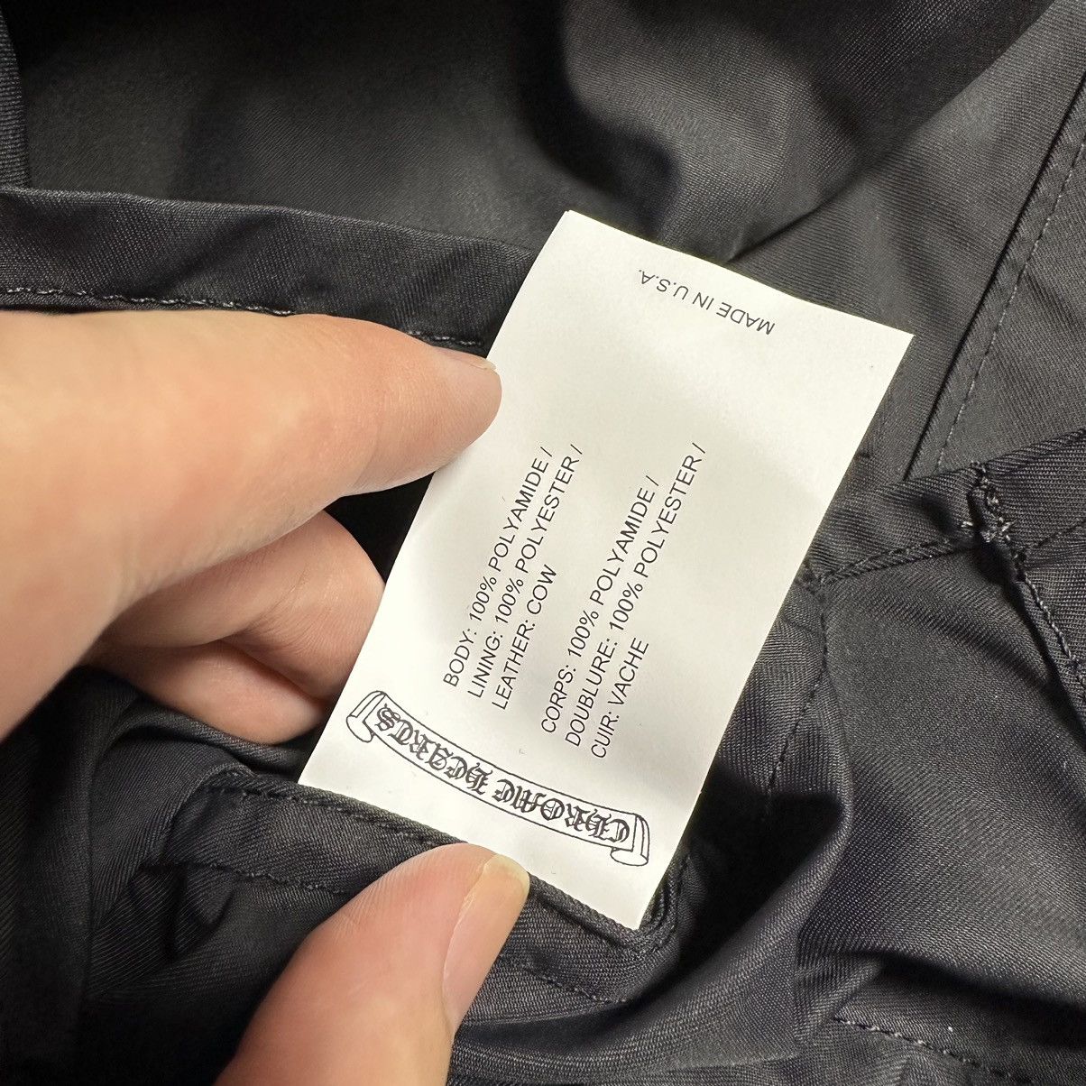 Chrome Hearts Chrome Hearts Leather Pouch Zip up Polo Tee Size US L / EU 52-54 / 3 - 7 Thumbnail