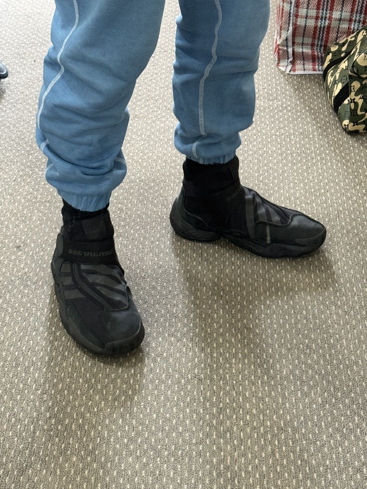 Adidas × Pharrell BYW 0 To 60 'Triple Black High Top Sneaker Boots GX2486 Size US 9.5 / EU 42-43 - 13 Thumbnail