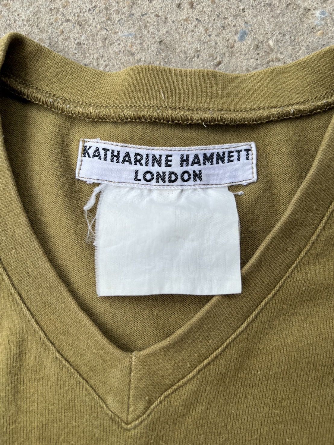 Katharine Hamnett London Ss1997 Vintage Katharine Hamnett London T-Shirt Size US S / EU 44-46 / 1 - 5 Thumbnail