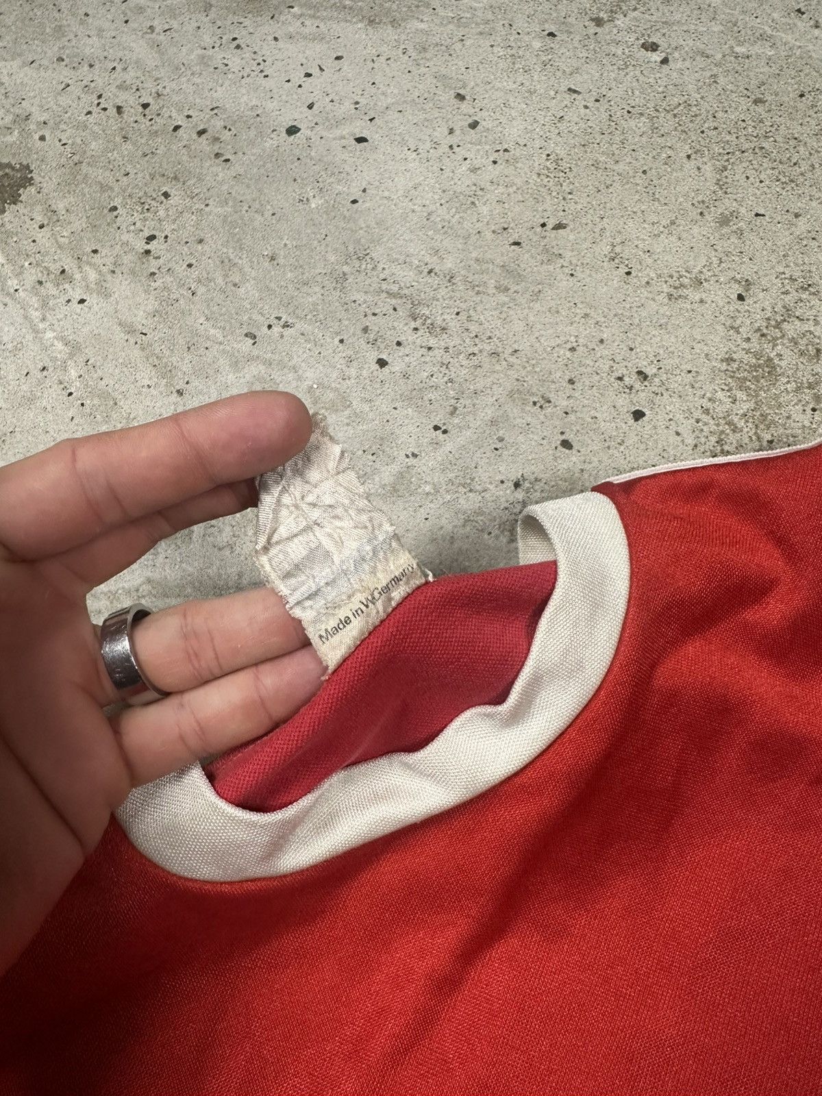 Adidas Vintage 80s Adidas x Erima Red Long Sleeve Template Jersey Size US M / EU 48-50 / 2 - 8 Thumbnail