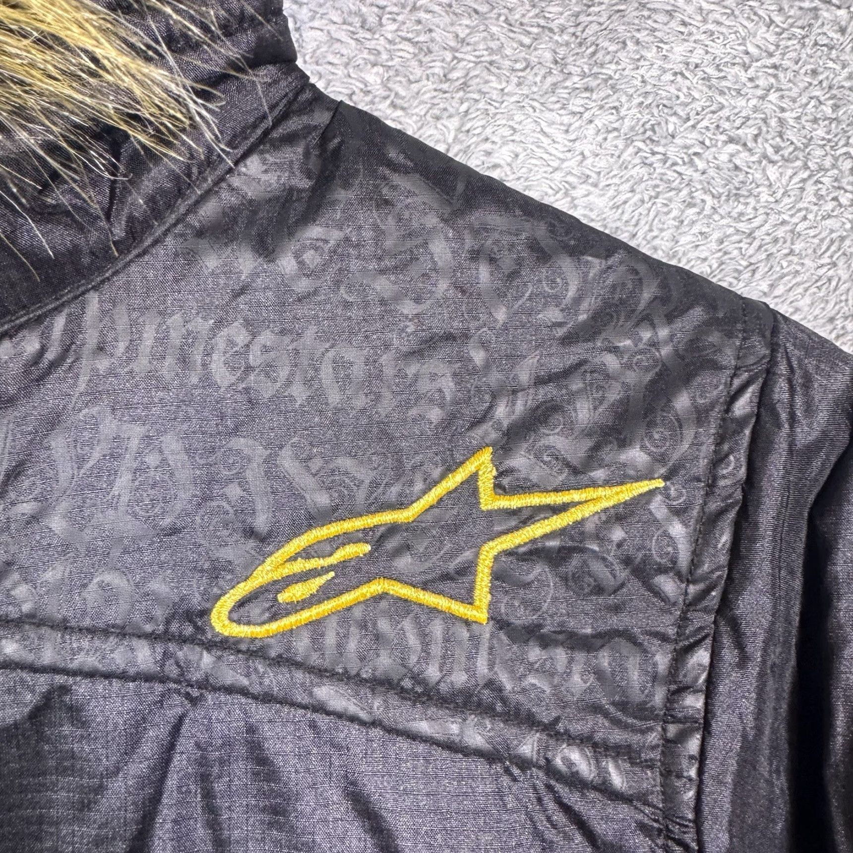 Alpinestars Alpinestars Jacket Womens M Motorcycle Full Zip Fur Hood Ripstop Moto Nylon Jacket Size M / US 6-8 / IT 42-44 - 6 Thumbnail