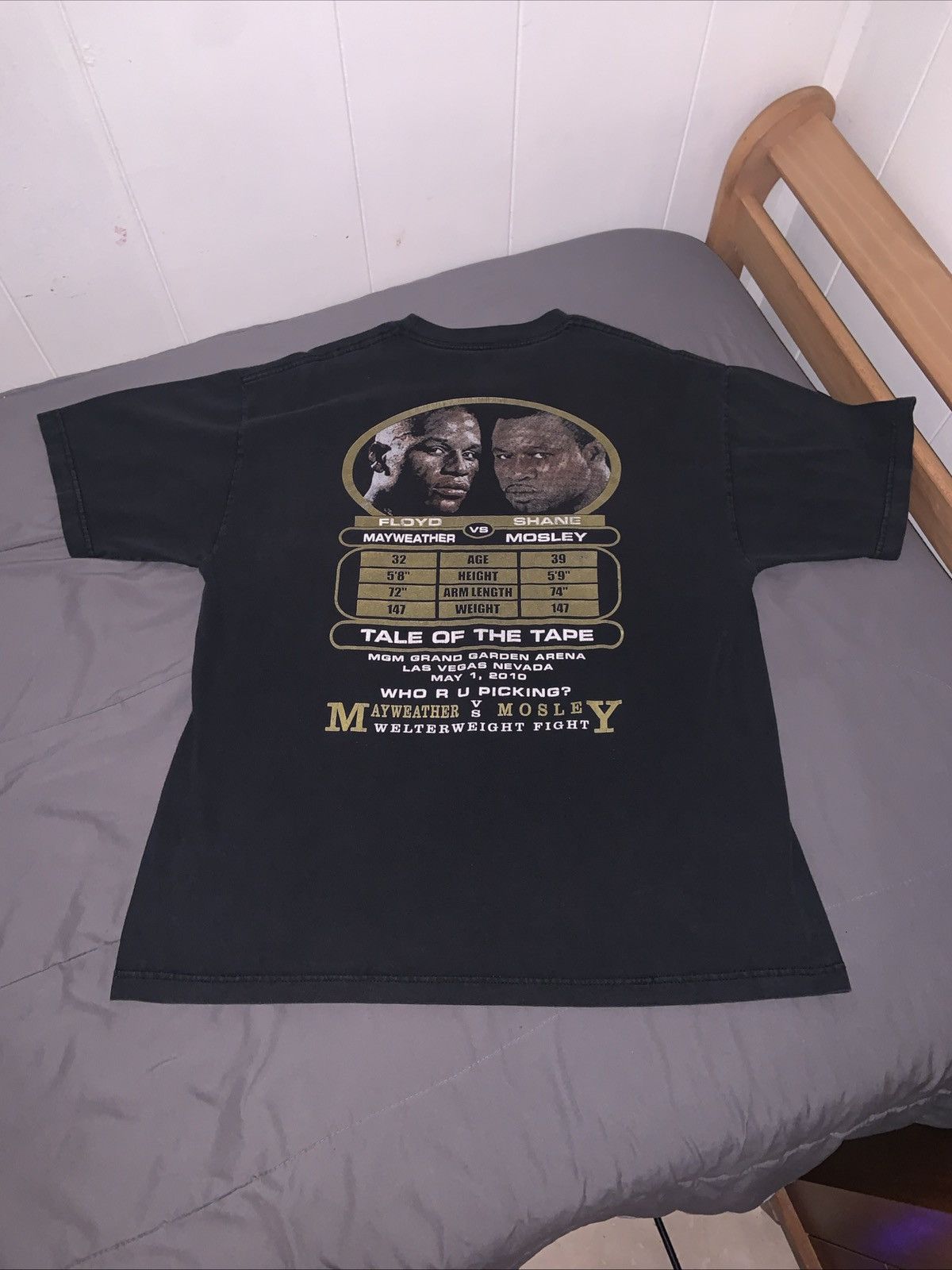 Alstyle Mayweather VS Mosley - Size XL - T-Shirt Size US XL / EU 56 / 4 - 2 Thumbnail