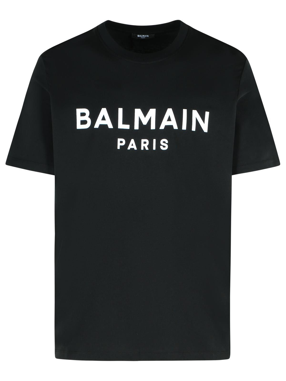 Balmain BALMAIN Black Cotton T-Shirt Size US XL / EU 56 / 4 - 1 Thumbnail