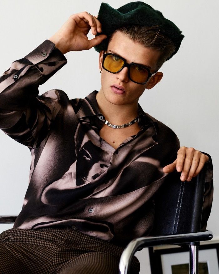 image of Paul Smith Shirt in Brown, Men's (Size Small)
