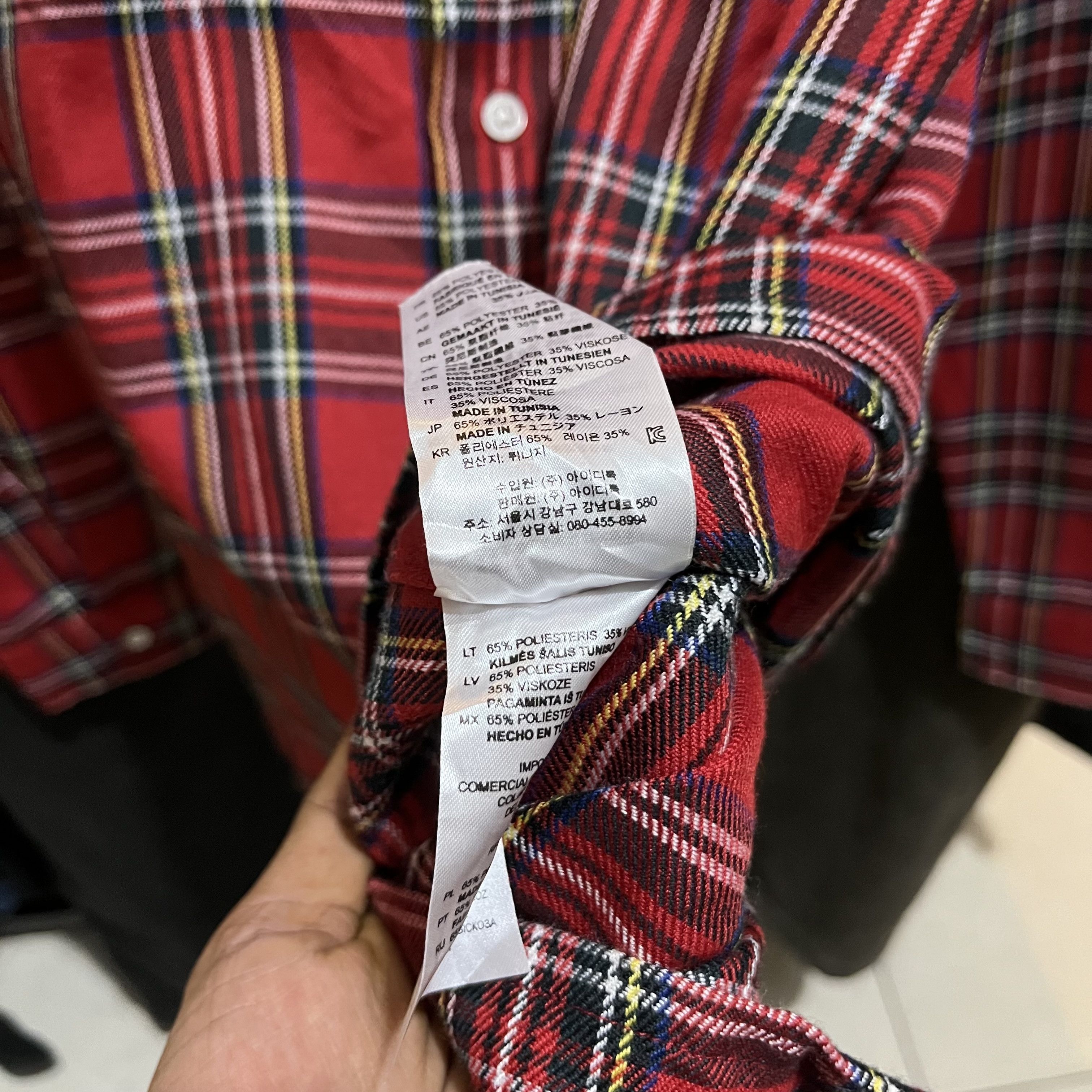 Designer × Sandro Sandro plaid tartan long sleeve button shirt Size US S / EU 44-46 / 1 - 7 Thumbnail