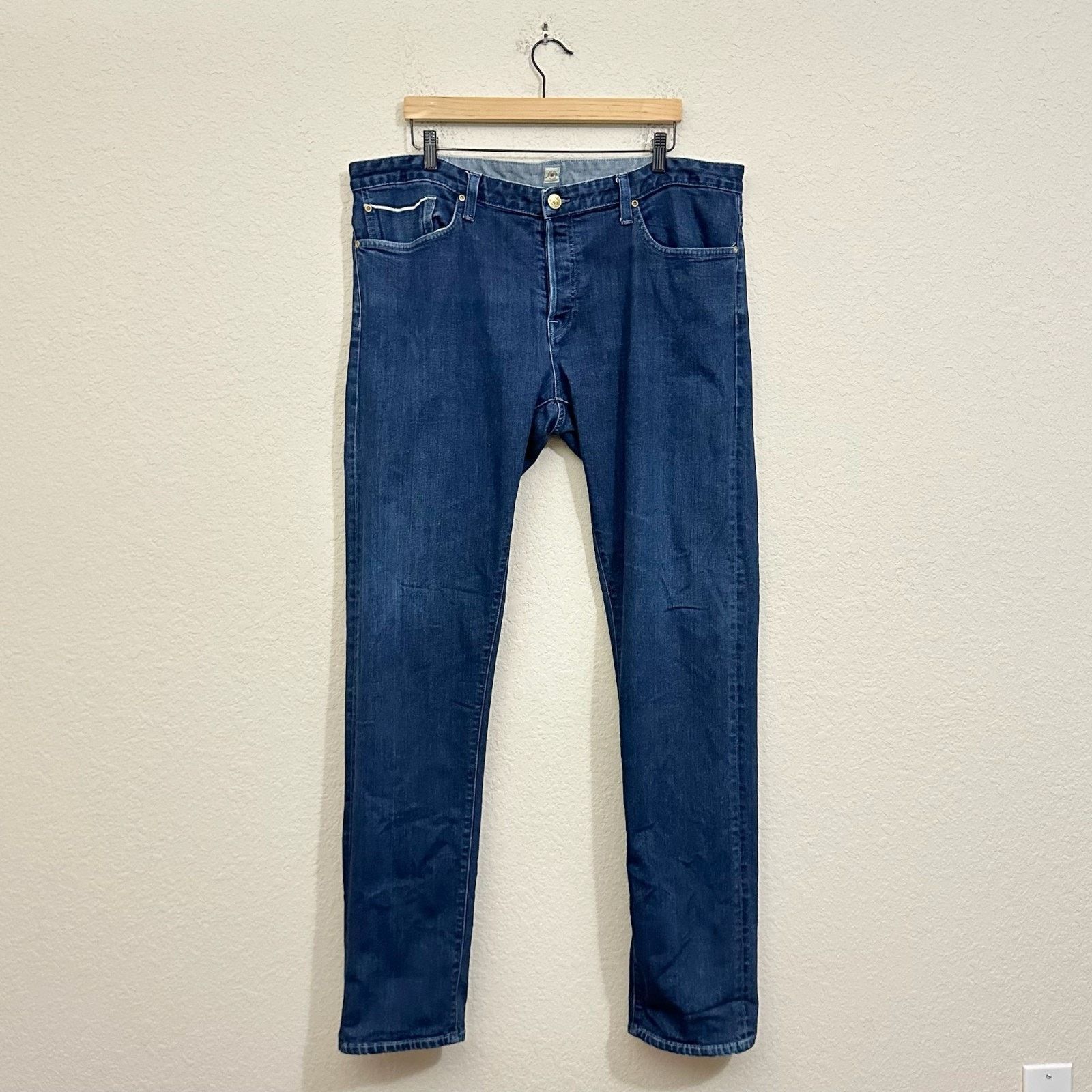 AGAVE DENIM No.30S Modern Selvage Jeans Button Fly Slim