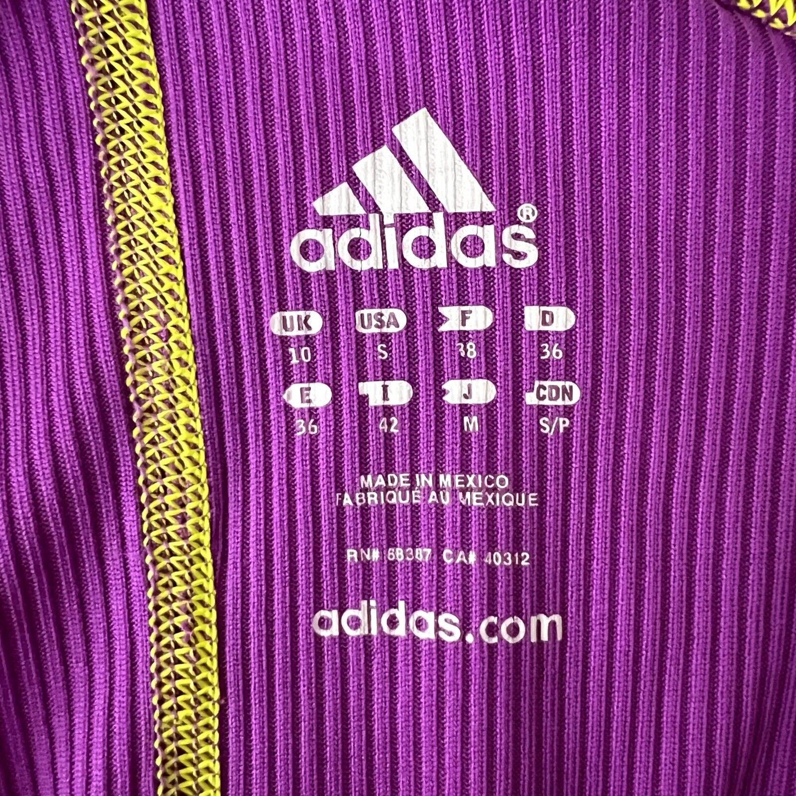 Adidas Adidas Purple Racerback Athletic Tank Top Size S / US 4 / IT 40 - 6 Thumbnail