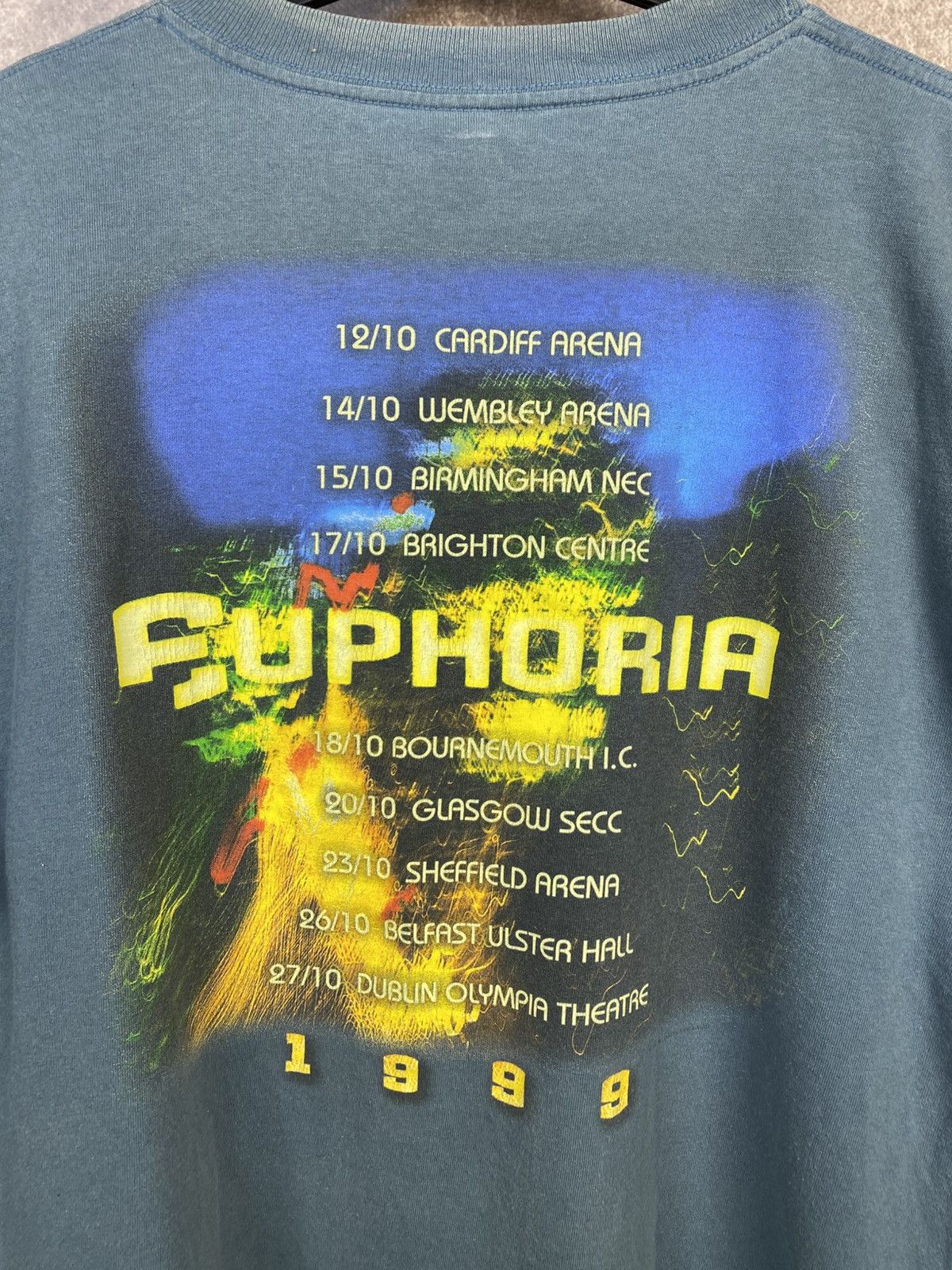 Def Leppard Vintage 90s 1999 Def Leppard Euphoria Tour Tee Size US XL / EU 56 / 4 - 4 Thumbnail