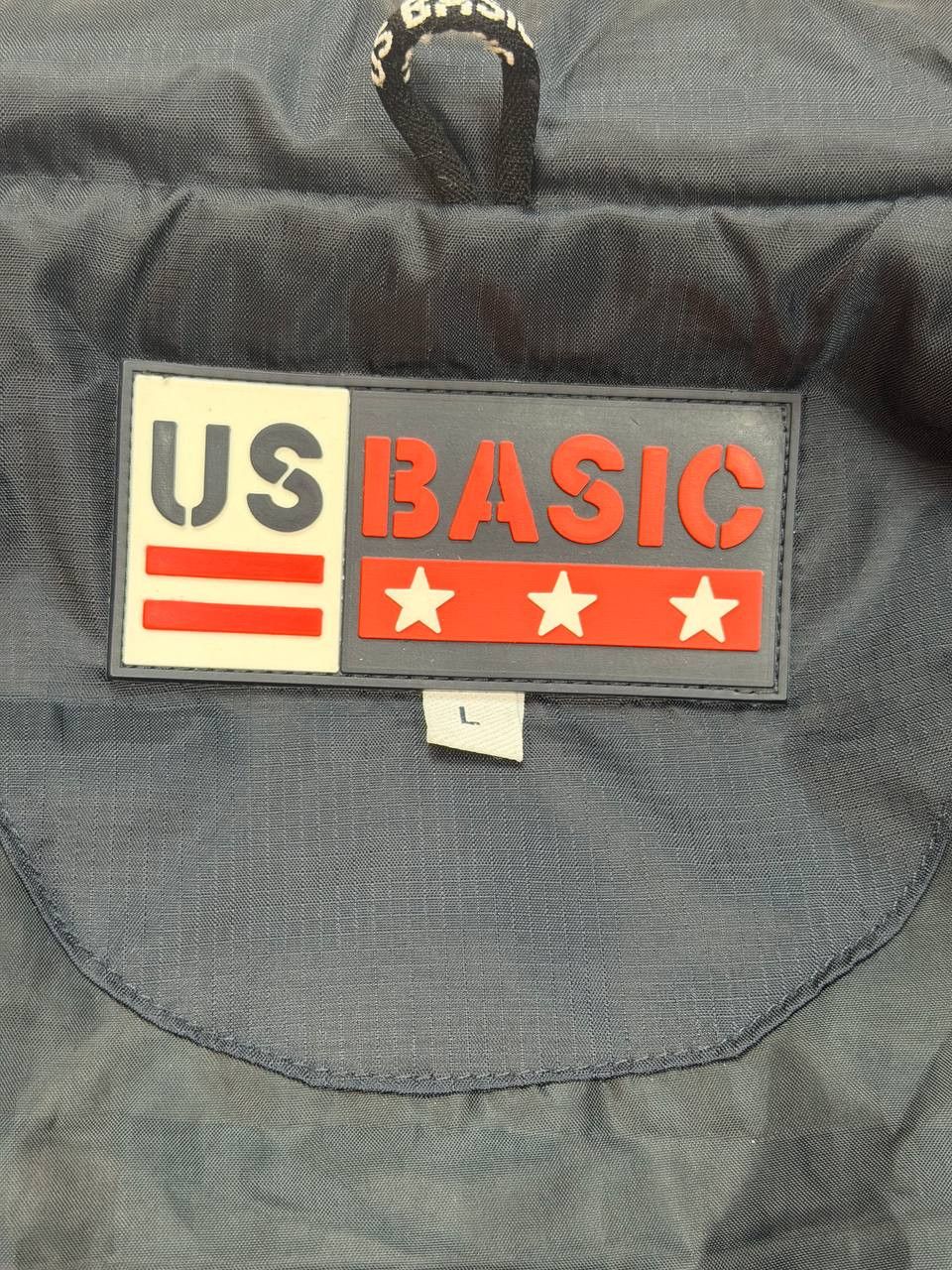 Vintage US BASIC Puffer Vest "PROFIL" Gilet Black Ripstop Size US L / EU 52-54 / 3 - 6 Thumbnail
