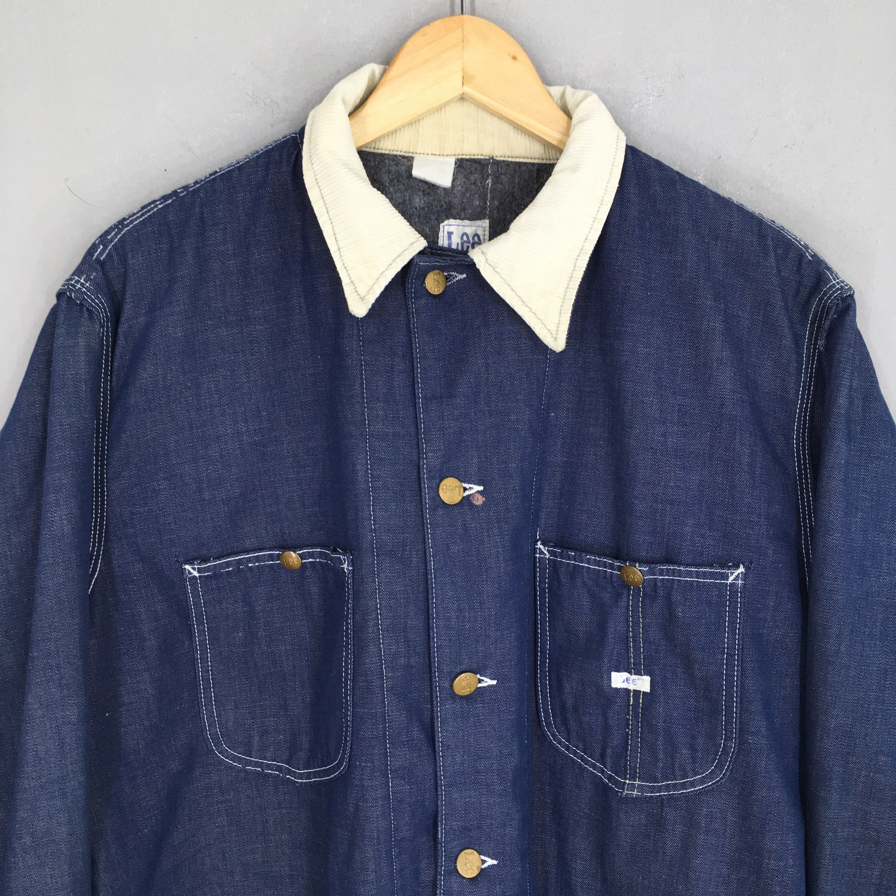 Lee Vintage 70's Lee Usa Sanforized Workwear Chore Jacket Large Size US L / EU 52-54 / 3 - 2 Thumbnail