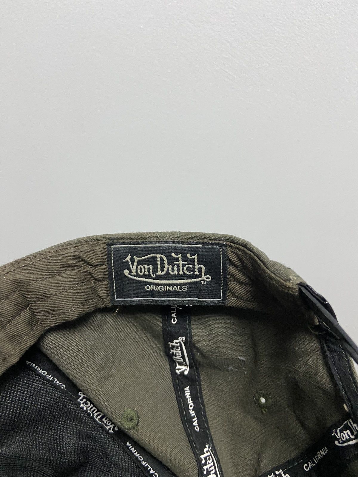 Vintage × Von Dutch Von Dutch Vintage Big Logo Cap Hat Embroidered Y2K Size ONE SIZE - 7 Thumbnail