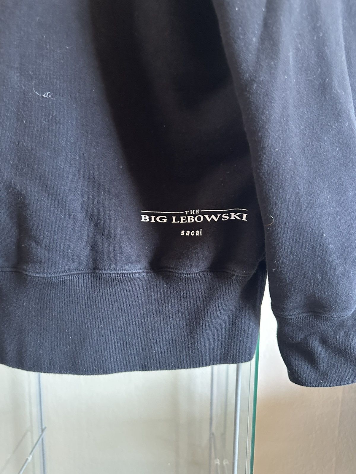 Sacai Black Sacai Hoodie “BIG LEBOWSKI” Size US L / EU 52-54 / 3 - 4 Thumbnail