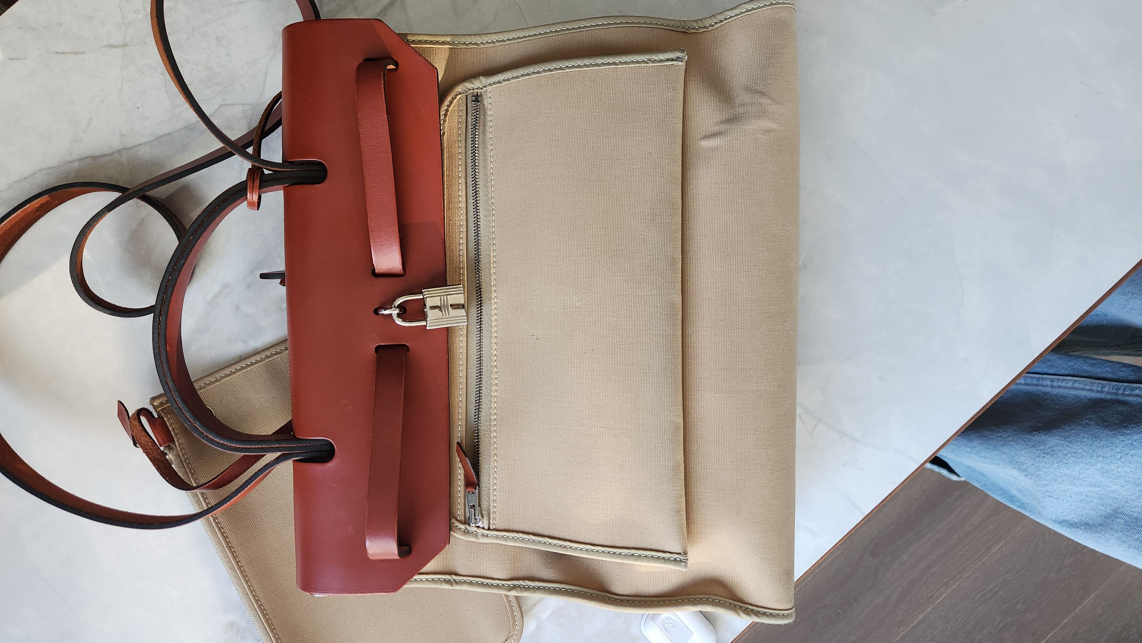 Hermes Herbag 31 zip Size ONE SIZE - 9 Thumbnail