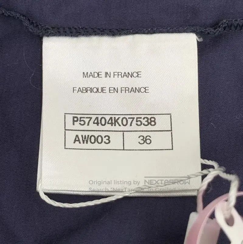 Chanel Chanel Purple Cotton T-Shirt with Logo . Size XS / US 0-2 / IT 36-38 - 6 Thumbnail