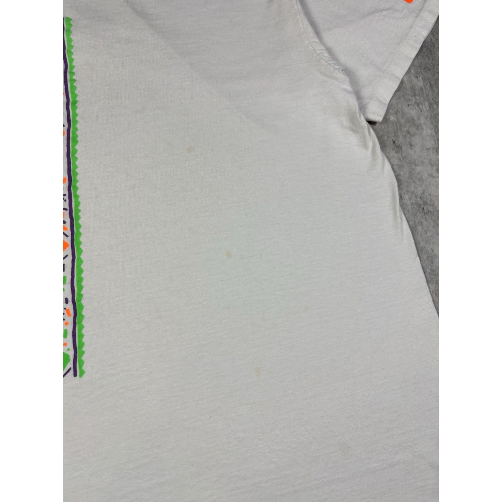 CB Sports VINTAGE CB Sports T-Shirt 90s XL Men White Cotton Graphic Print Crew Neck Short Sleeve Breathable All Seasons Double-Sided 80s? Size US XL / EU 56 / 4 - 4 Thumbnail