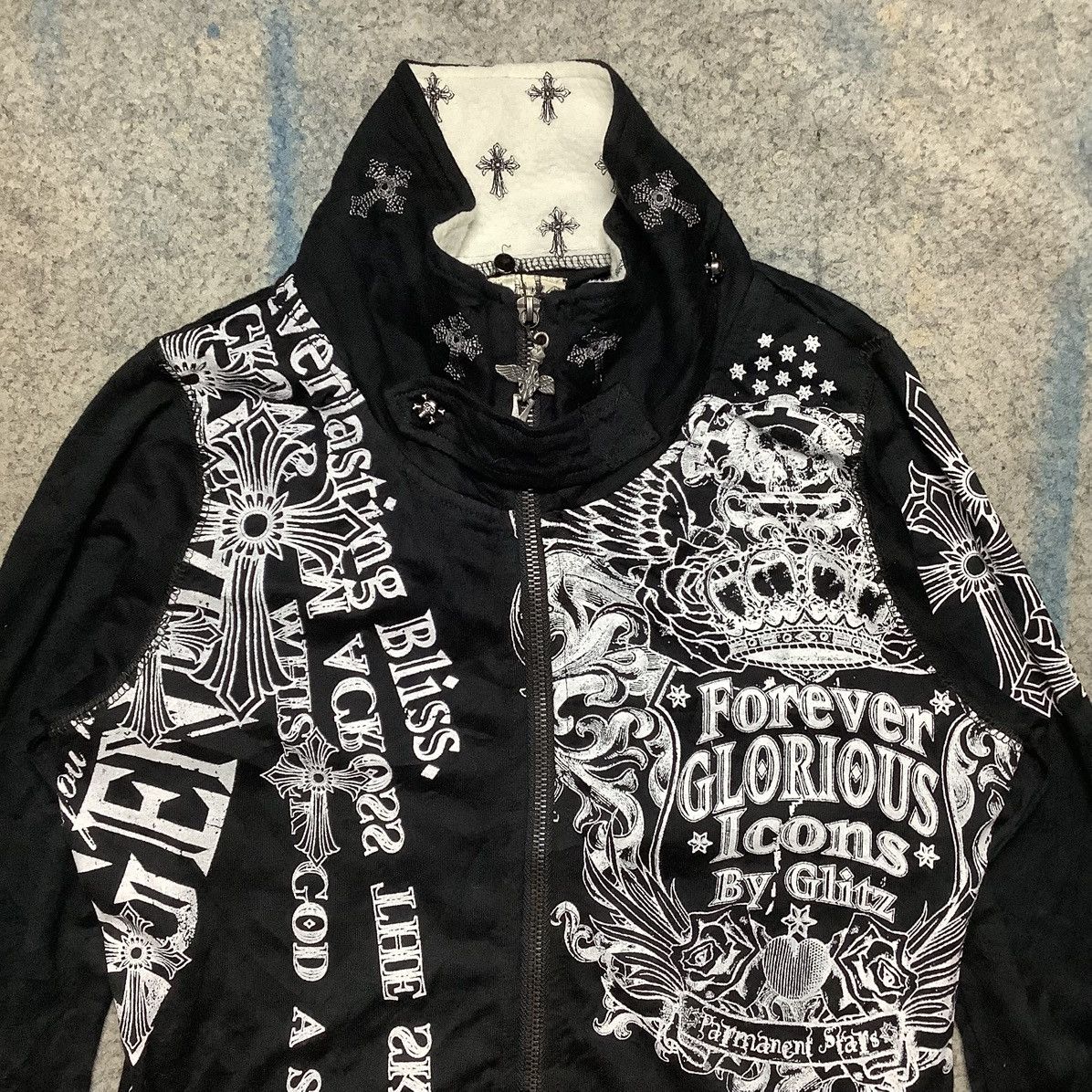 14th Addiction × KMRii × Seditionaries Vintage Bondage Style Glitz Affliction Japanese Brand Size US M / EU 48-50 / 2 - 2 Thumbnail