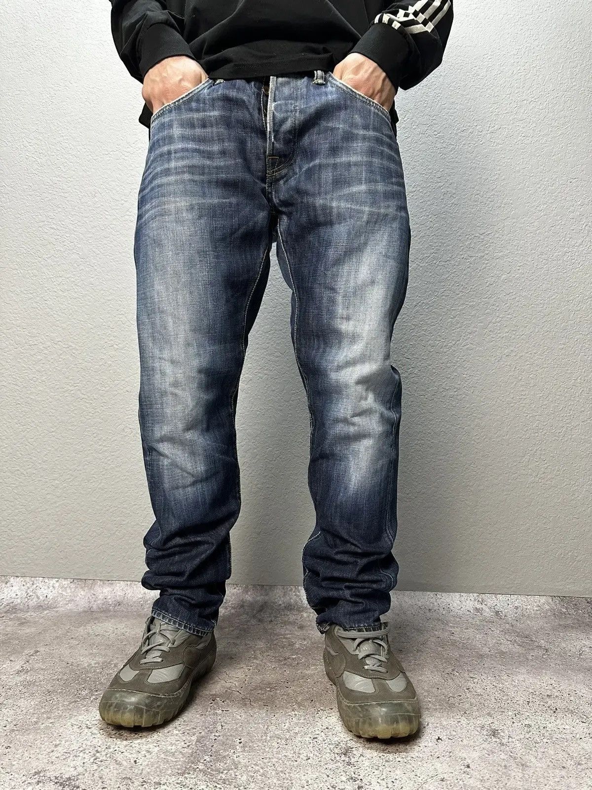 Edwin × Japanese Brand Vintage Edwin Light Wash Faded Denim Jeans Pants Japan W34 Size US 34 / EU 50 - 8 Thumbnail