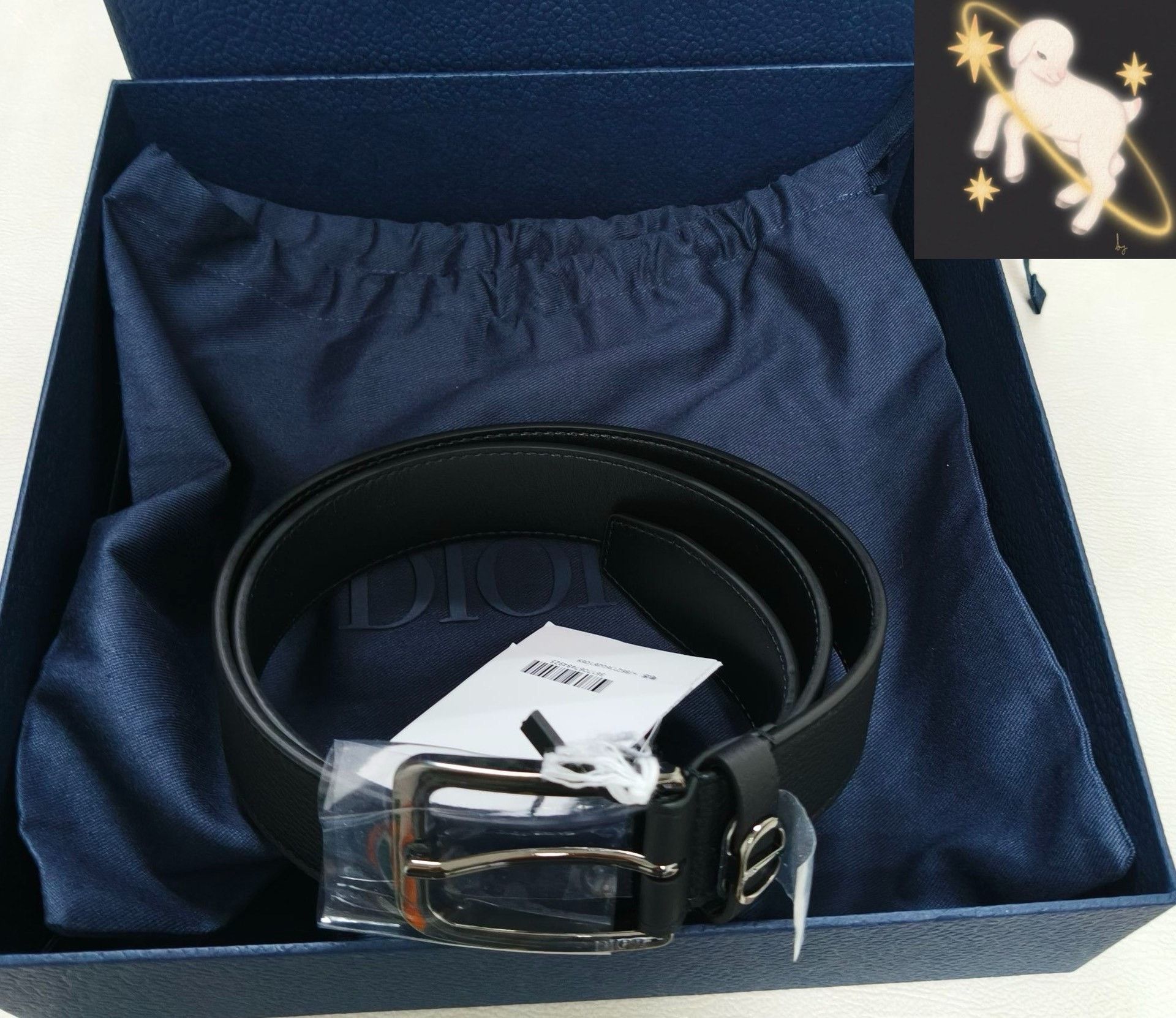 Dior Dior Leather Black Belt XS Men Size ONE SIZE - 1 Thumbnail