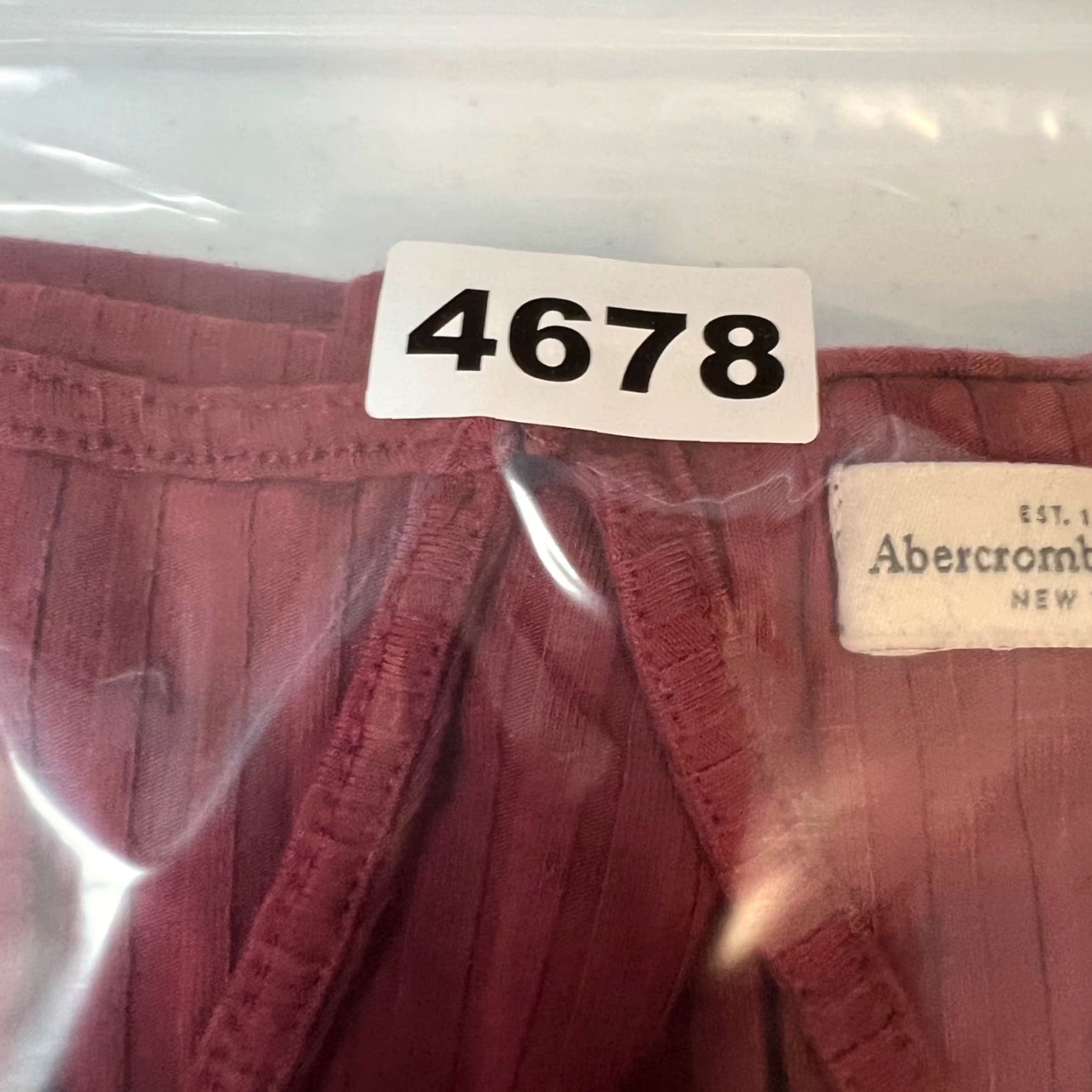 Abercrombie & Fitch Abercrombie & Fitch Womens Short Sleeveless Red Knit Dress Size S / US 4 / IT 40 - 7 Thumbnail