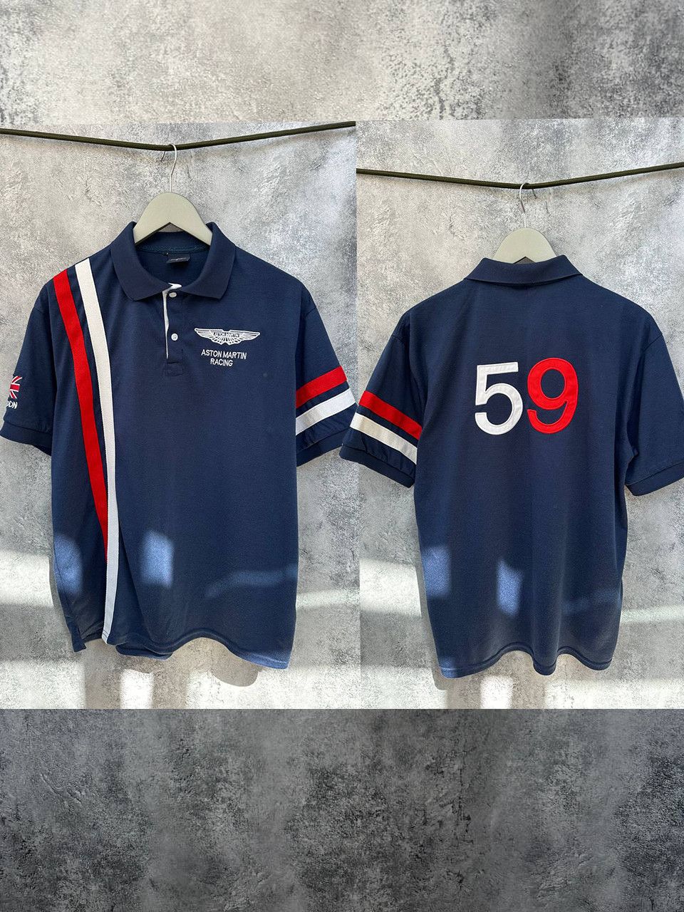 Aeronautica Militare × Vintage Aeronautica Militare Aston Martin Vintage Polo T-Shirt #59 Size US XL / EU 56 / 4 - 1 Thumbnail