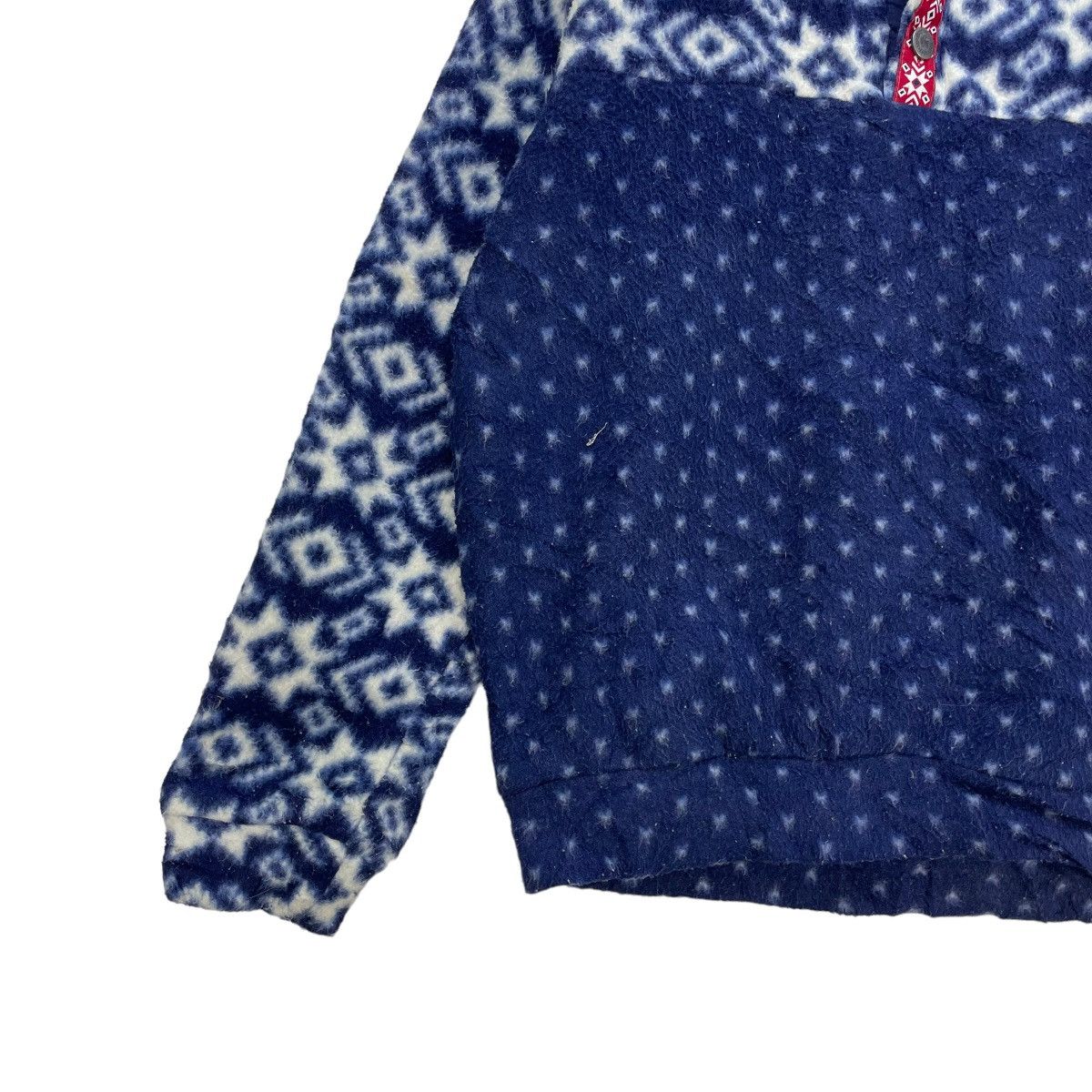 Native × Vintage 💥Vintage Monogram Made In Usa Fleece Jacket Native Style Size US M / EU 48-50 / 2 - 4 Thumbnail