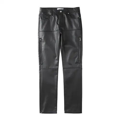 VIBE wax zipper punk jeans Size US 30 / EU 46 - 2 Thumbnail
