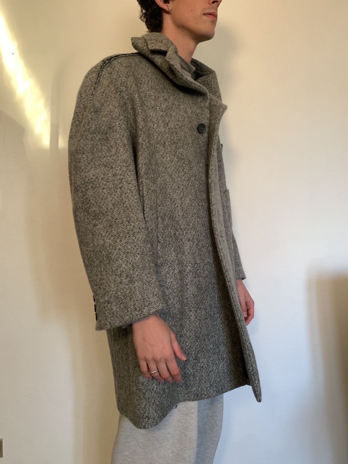 Maison Margiela Margiela white blank tag coat Size US M / EU 48-50 / 2 - 6 Thumbnail