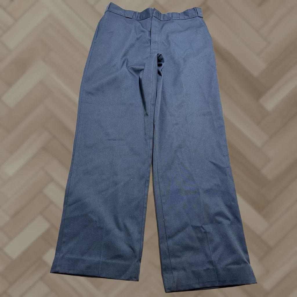 Dickies VINTAGE Dickies Workwear Mechanic Pants Skater Grunge Blue 36x32 USA Talon Zip Pants Mens 36x32 Blue Grunge Workwear Casual Vintage Dickies Pants Size US 36 / EU 52 - 1 Thumbnail