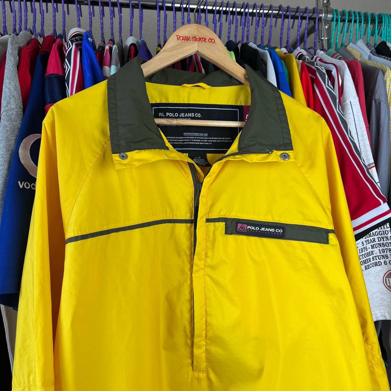 Ralph Lauren × Vintage Ralph Lauren RL Polo Jeans Co Winbreaker Anorak Jacket Size US L / EU 52-54 / 3 - 4 Thumbnail