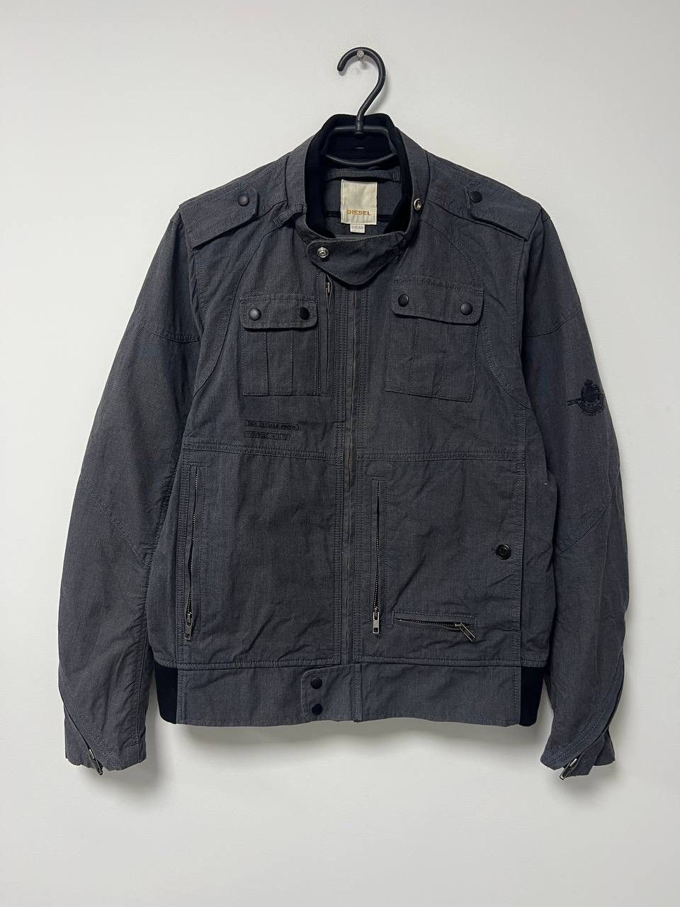 Diesel Vintage Diesel Bomber Jacket Multi Pocket Avangard Style XXL Size US XXL / EU 58 / 5 - 2 Thumbnail