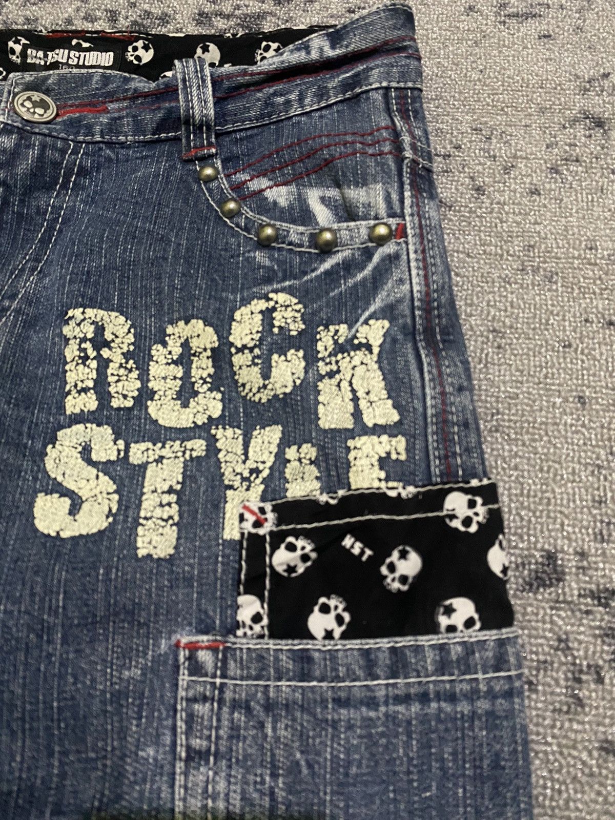 Hysteric Glamour × If Six Was Nine × Japanese Brand Y2k Ba-tsu studio studded ifsixwasnine bootcut jeans Size US 29 - 5 Thumbnail