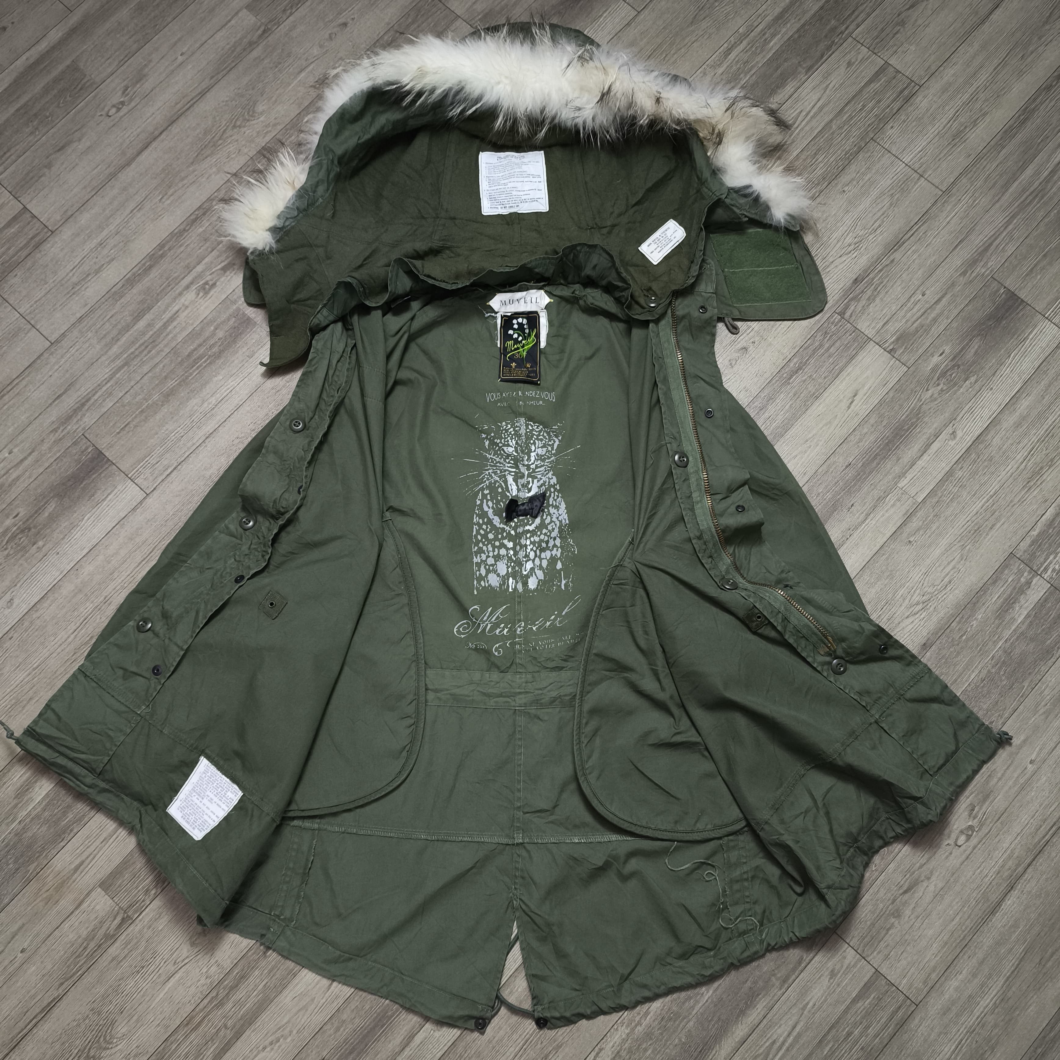 Vintage 80's Muveil Mod Coat Remake M-65 US Military Size US M / EU 48-50 / 2 - 12 Thumbnail